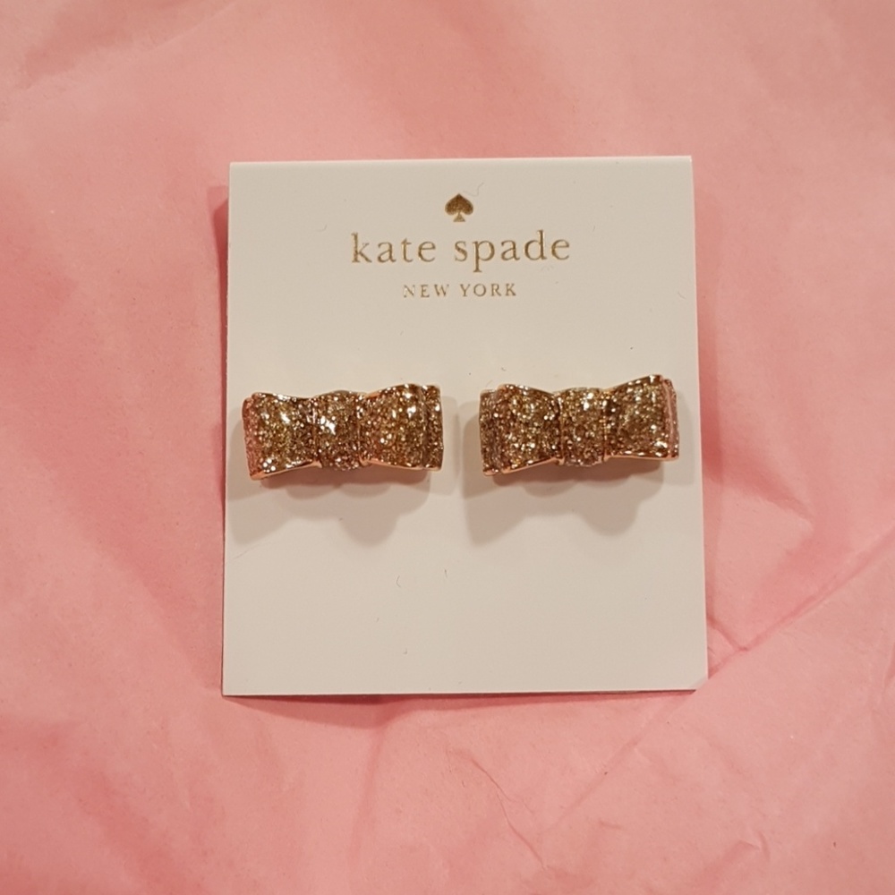 Kate Spade Gold Bow Earrings